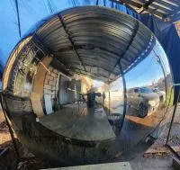Сфера шар ø 2000 мм. (514274) производство - арт-объект пустотелая  в Осташкове