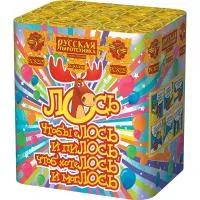 Батарея салютов Лось РС8225 купить от производителя Русская Пиротехника — Осташков