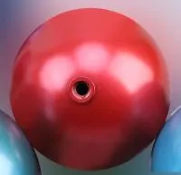 Ёлочный шар красный (518840) ∅ 500 мм. Осташков 