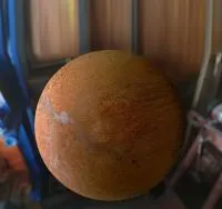 Шар парк декор кортен сталь (518911) ∅ 1000 мм. Осташков