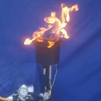 Газовая горелка апс (газ-контроль) (1624) монтаж - автомат вечный огонь ø 154 мм. ветроустойчивая  в Осташкове