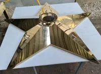 Звезда нержавеющая сталь (514262) сертификат комплект горелка ГВД 379 10 89 00 ПС вечный огонь ø 1100 мм. пустотелая  в Осташкове