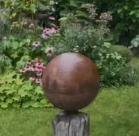 Шар сталь кортен (518941) ∅ 350 мм. Осташков 