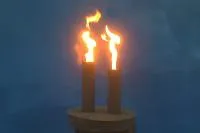 Мемориальная свеча (197176) монтаж вечный огонь универсальная  в Осташкове
