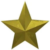 Звезда накладка на памятник литая латунь в Осташкове (518483)