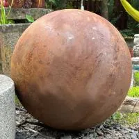 Шар металлический кортен (518919) ∅ 800 мм. Осташков 
