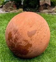 Металлический шар кортен (518920) ∅ 650 мм. Осташков 
