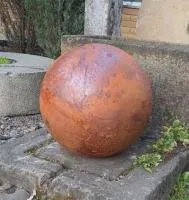 Сфера 3D парк КОРТЕН сталь (518912) ∅ 500 мм. Осташков