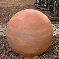 Железный шар сталь кортен (518914) ∅ 1350 мм. Осташков 