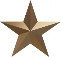 Звезда на памятник ветерану ВОВ из бронзы в Осташкове (518494)